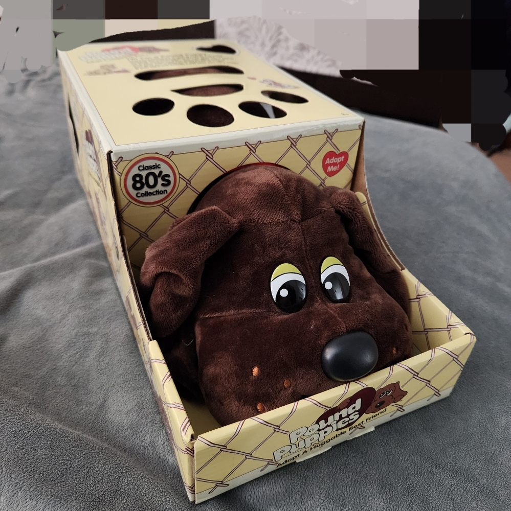 Adorable stuffed puppy